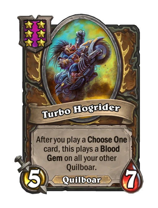 爆速ホグライダーのカード画像